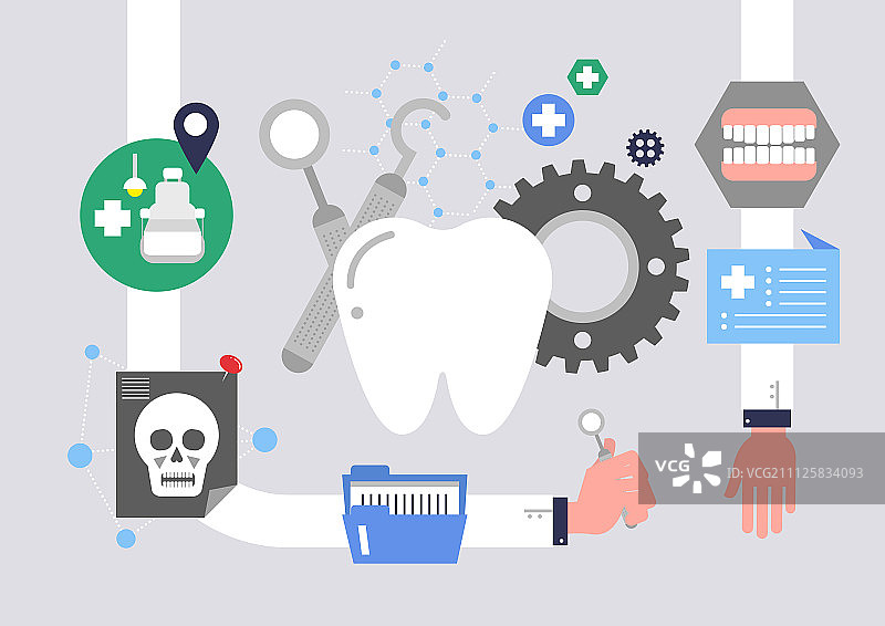 医学插图图片素材