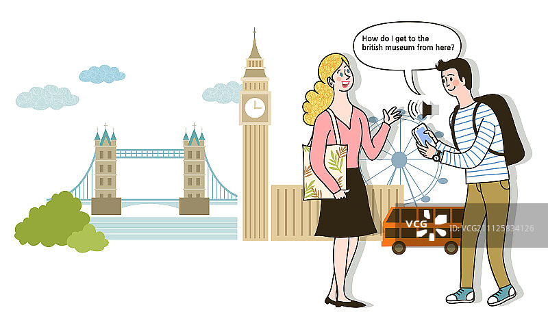 英语教育插画图片素材