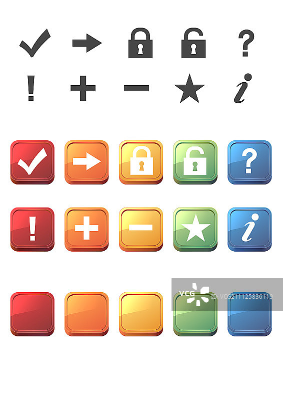 手机按钮图标图片素材