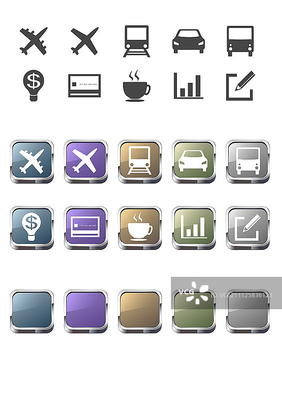 手机按钮图标图片素材