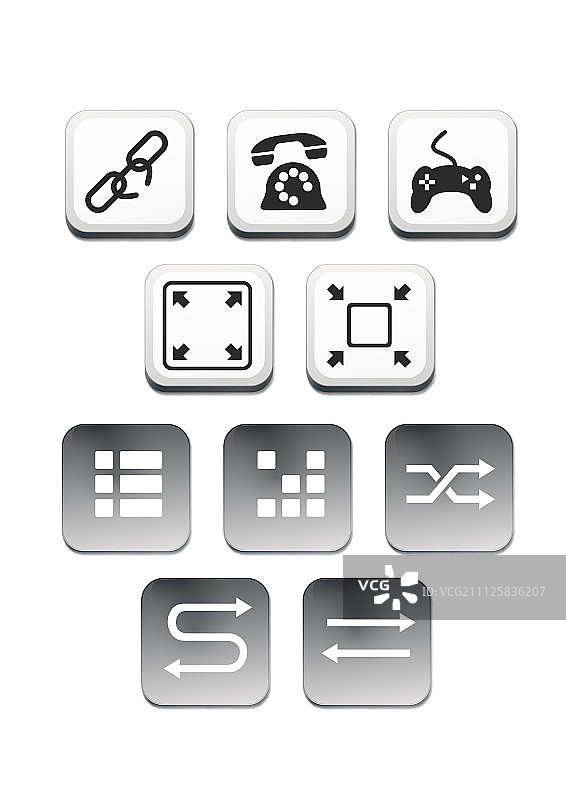 手机按钮图标图片素材