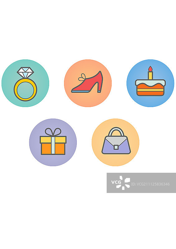 彩色图标图片素材