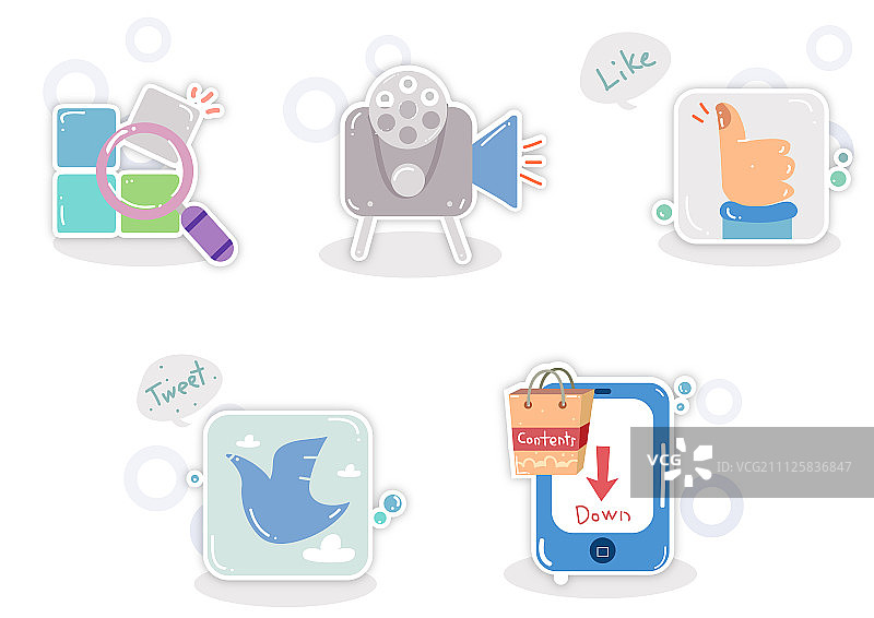 图标贴纸图片素材