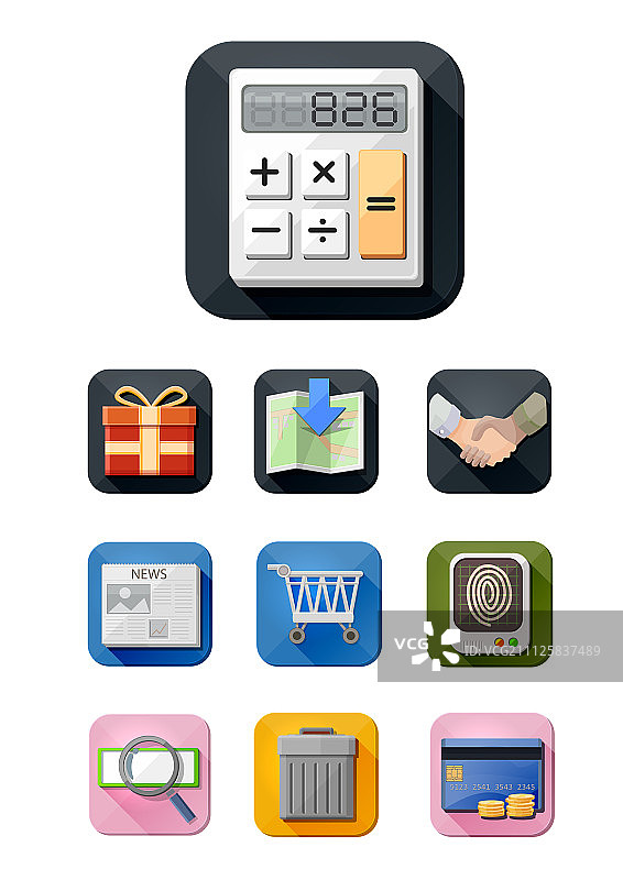 手机按钮图标图片素材