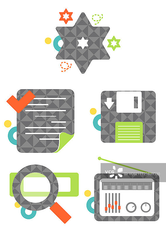 移动设备图案图标图片素材