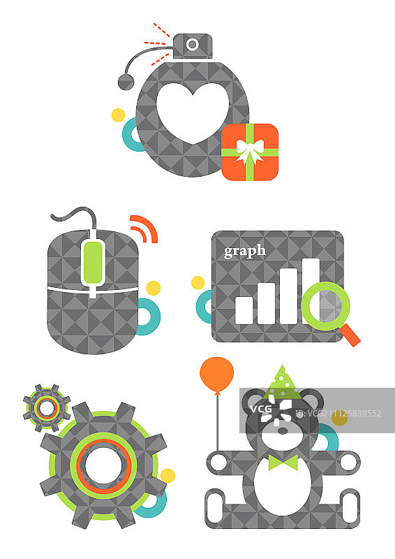 移动设备图案图标图片素材