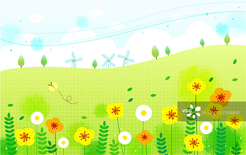 春天的背景图片素材