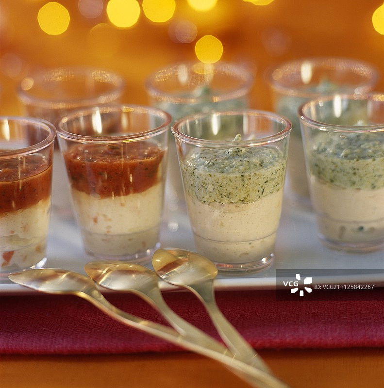 圣诞节甜点杯图片素材