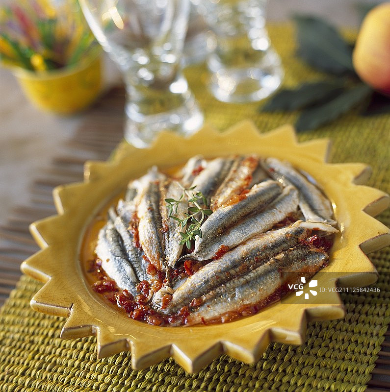 番茄酱沙丁鱼图片素材