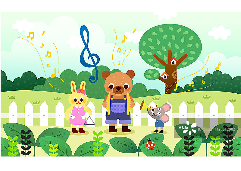 教育主题动物背景图片素材