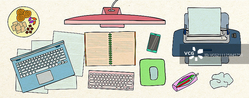 道具插画图片素材