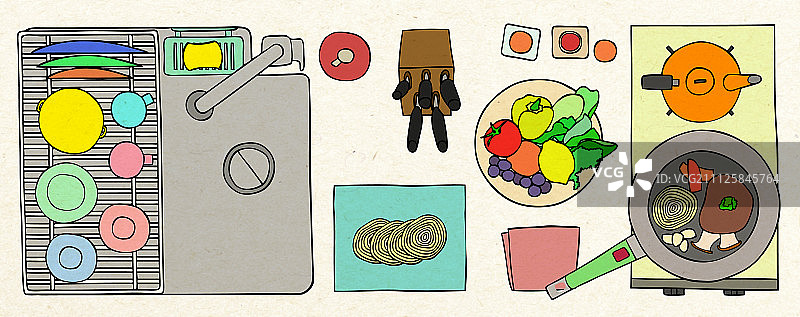 道具插画图片素材