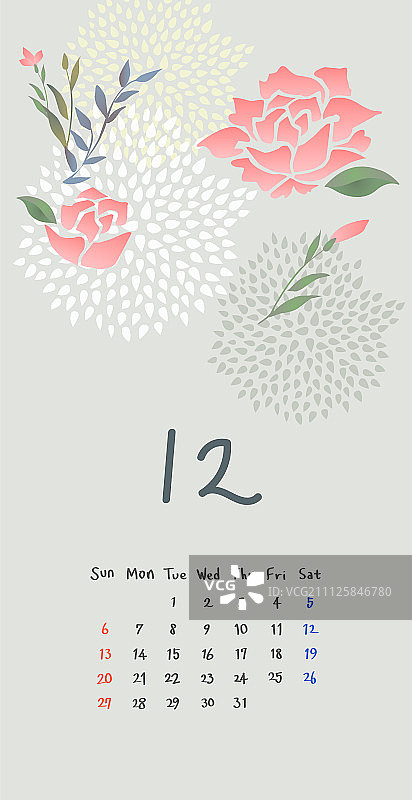 日历插图图片素材