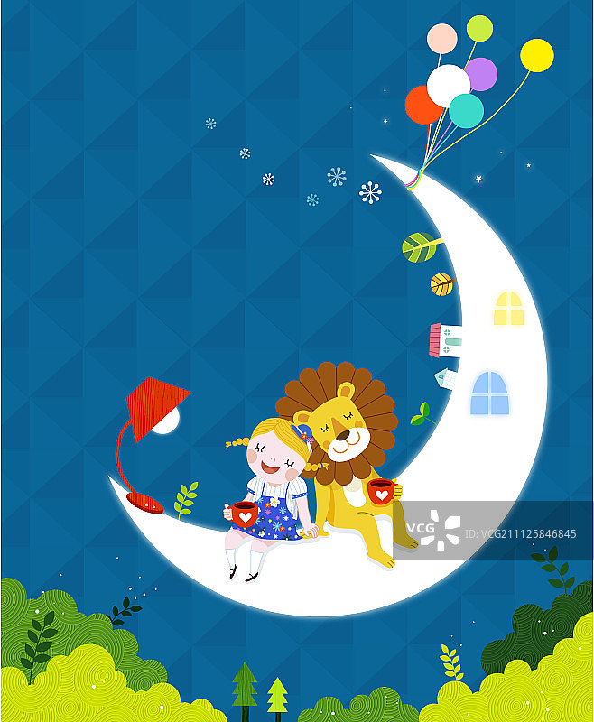 想象力插画图片素材