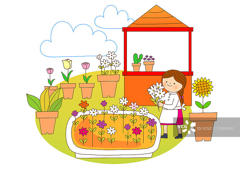 职位插画图片素材