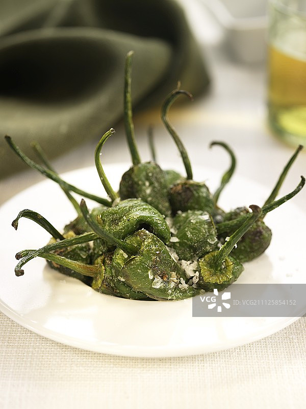 烤青椒图片素材