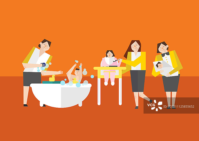 职位插画图片素材