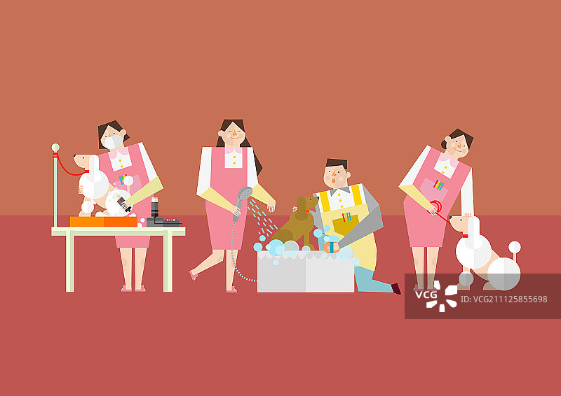 职位插画图片素材