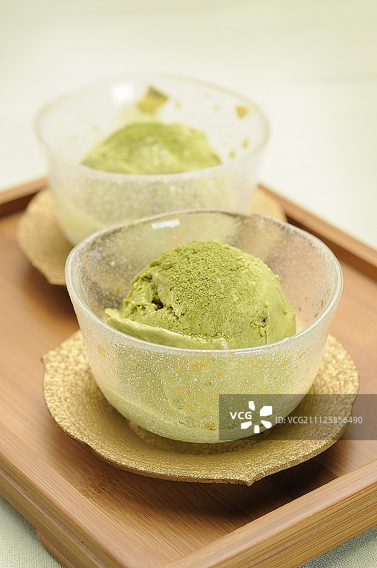 抹茶冰淇淋图片素材