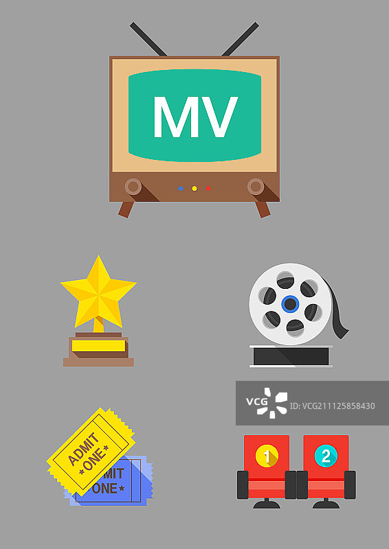 平的图标图片素材