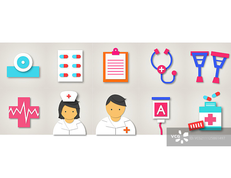 医疗图标合集图片素材