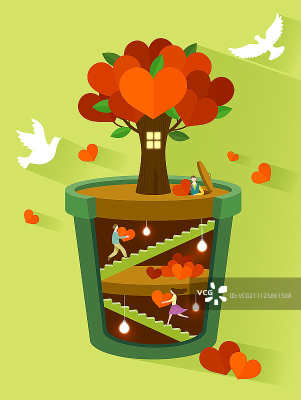 横截面图示图片素材