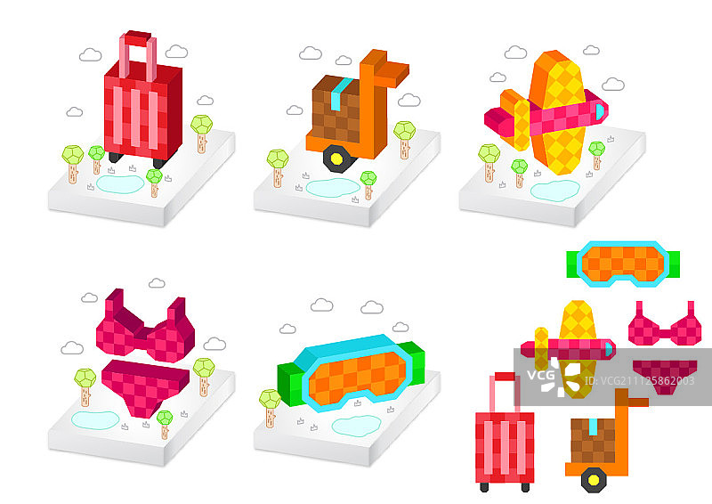 方块图标图片素材