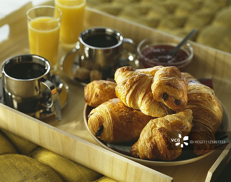 托盘早餐图片素材
