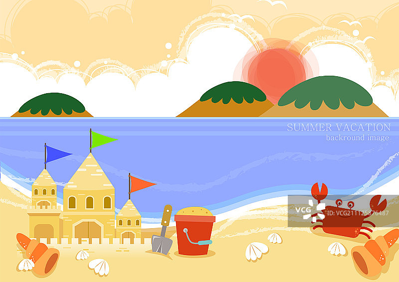 夏季插画图片素材