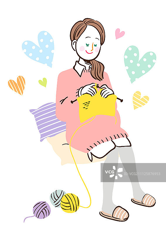 家庭插画图片素材