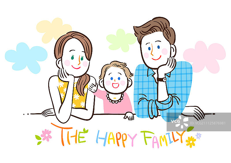 家庭插画图片素材