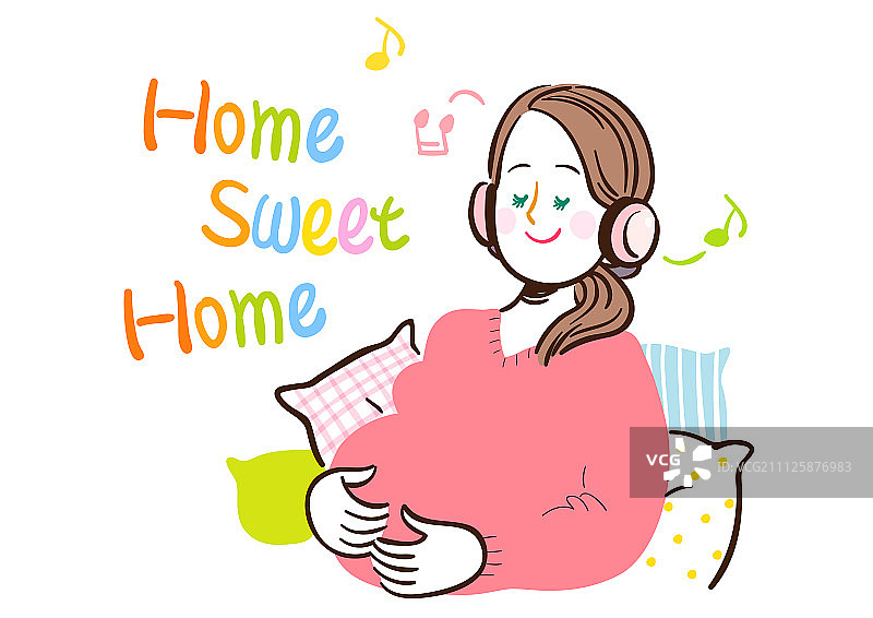 家庭插画图片素材