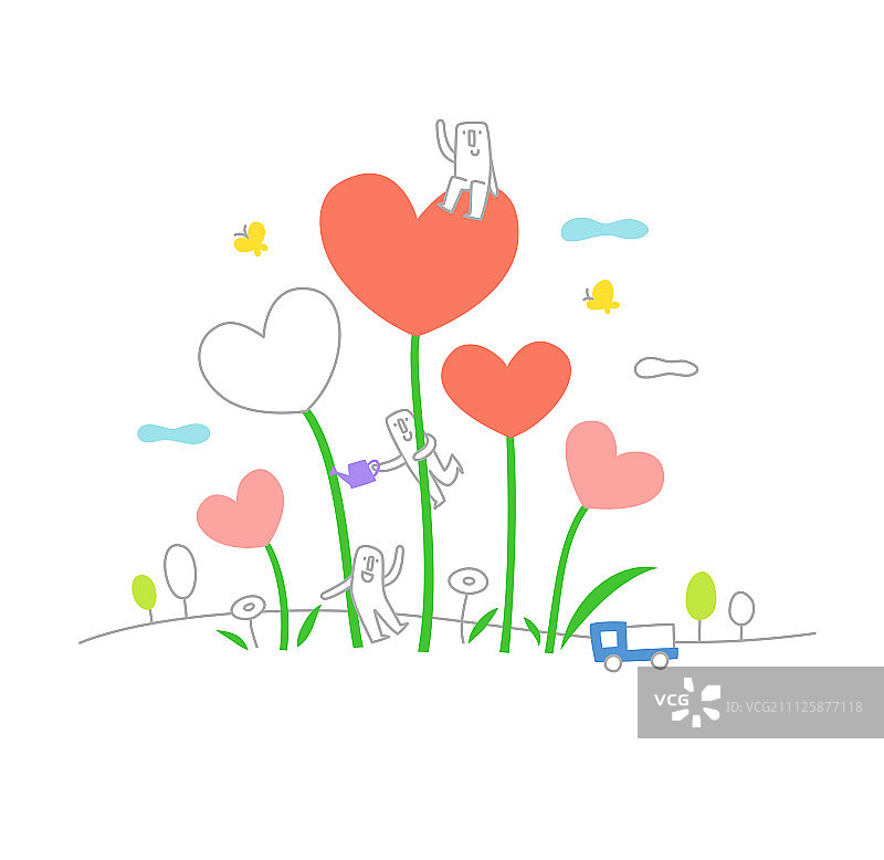 生活插画图片素材