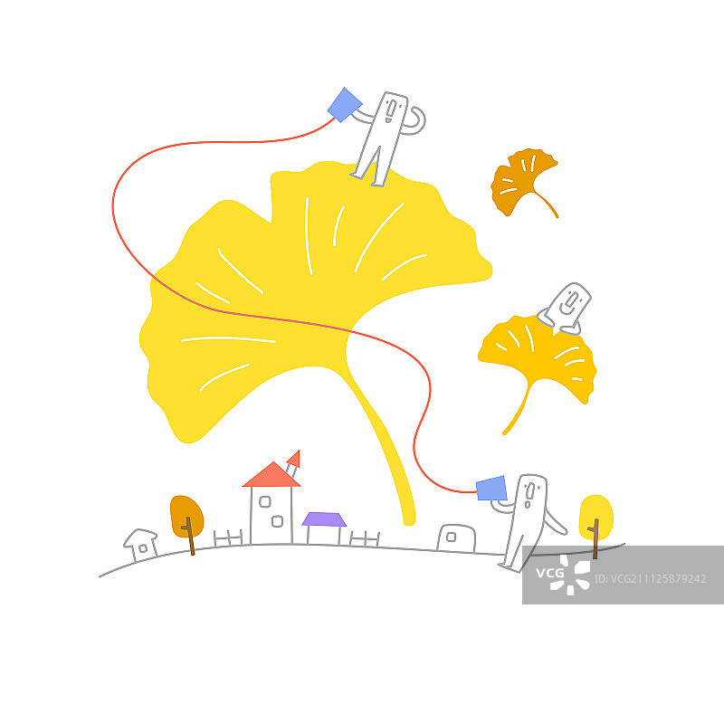 生活插画图片素材