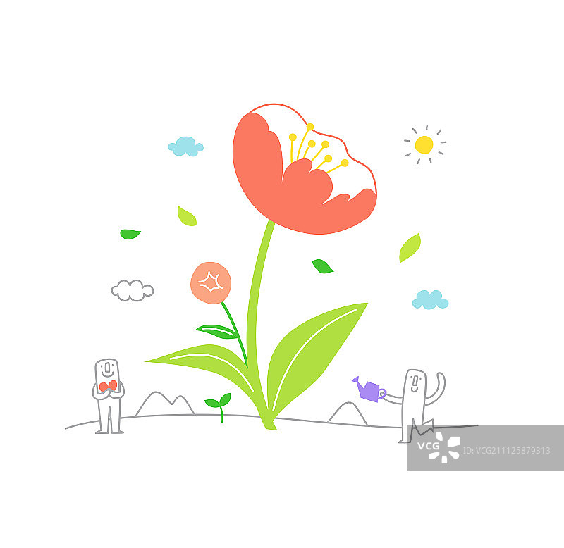 生活插画图片素材