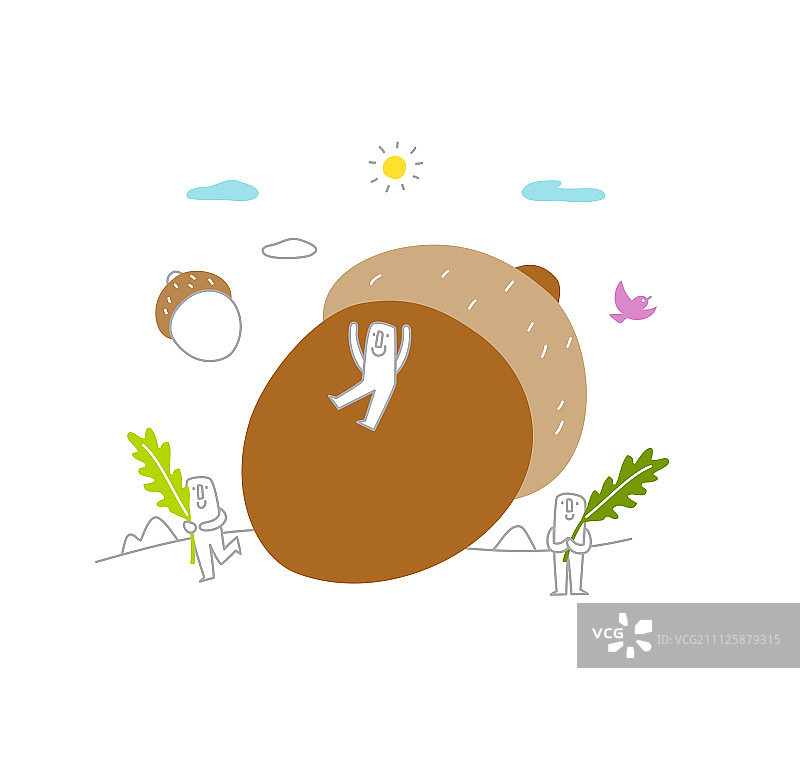 生活插画图片素材