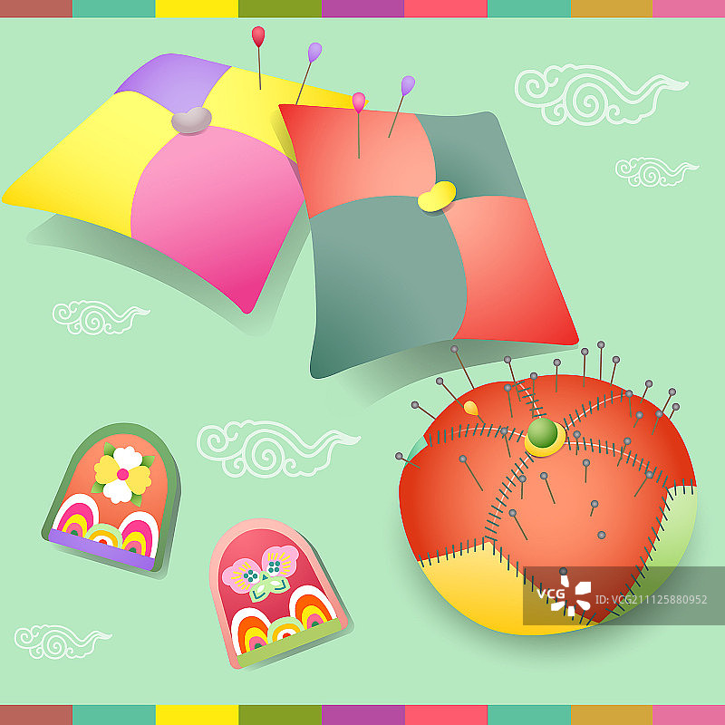 传统插画图片素材