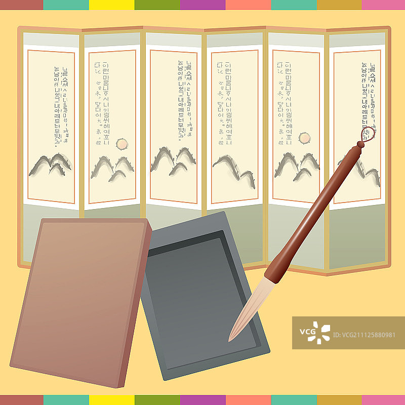 传统插画图片素材