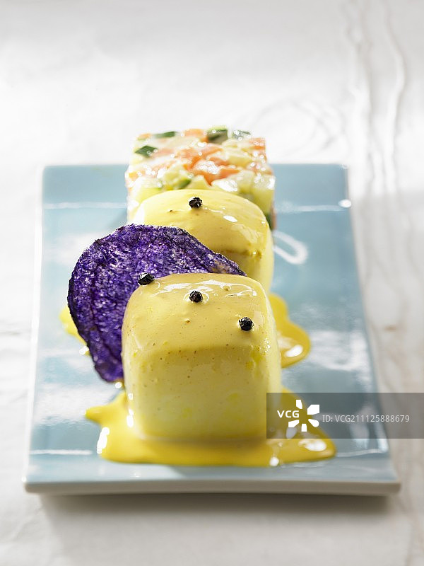 方形蛋黄酱蛋图片素材