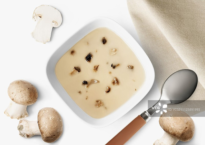 蘑菇汤图片素材