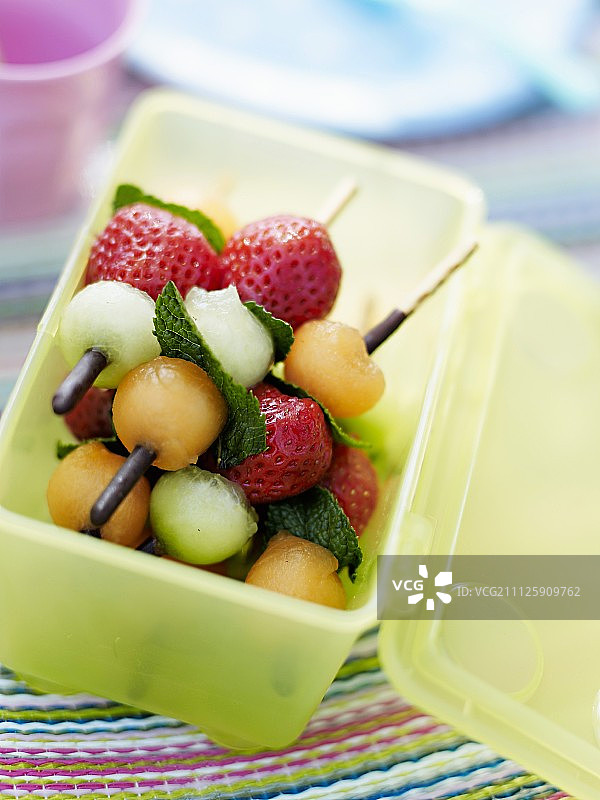 特百惠迷你水果串图片素材