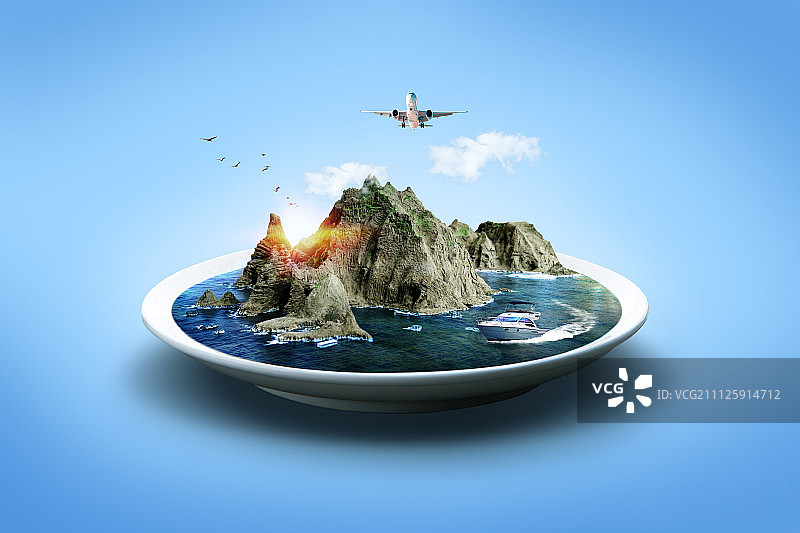 杯中世界002图片素材