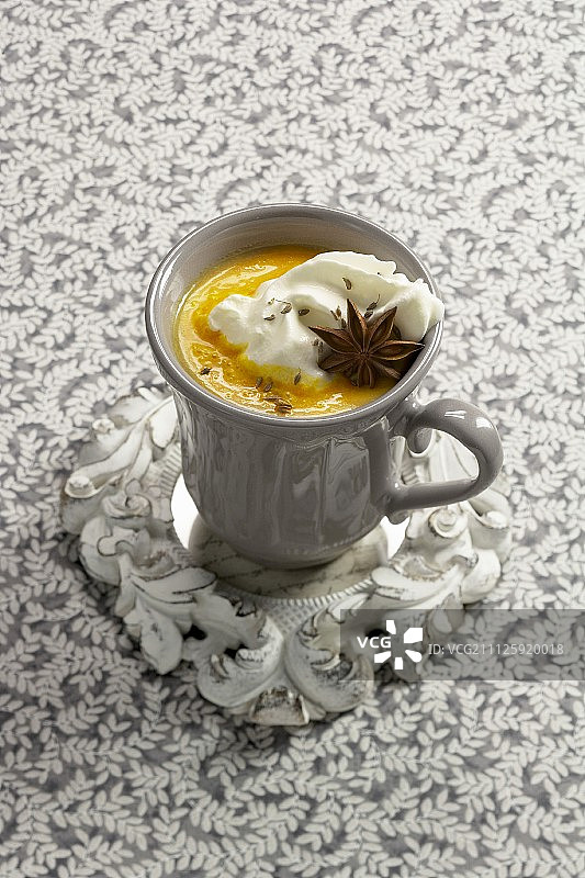 胡萝卜卡布奇诺图片素材