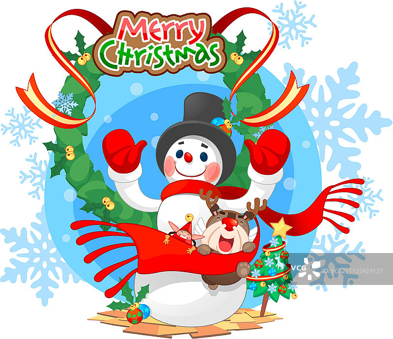 圣诞插图图片素材