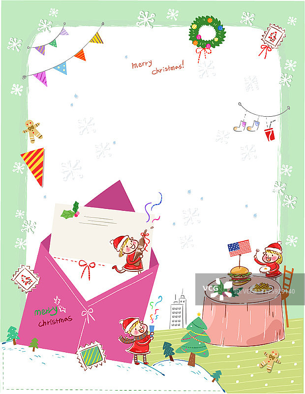 圣诞插图图片素材
