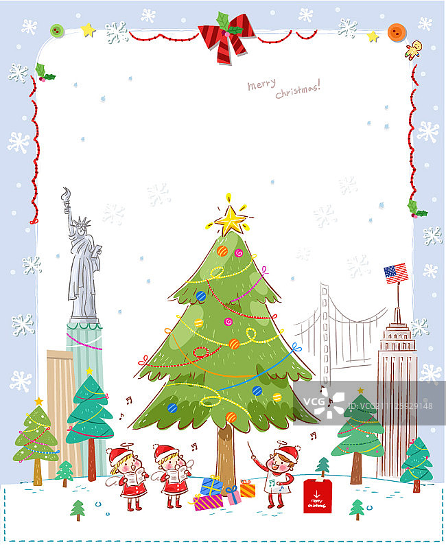 圣诞插图图片素材