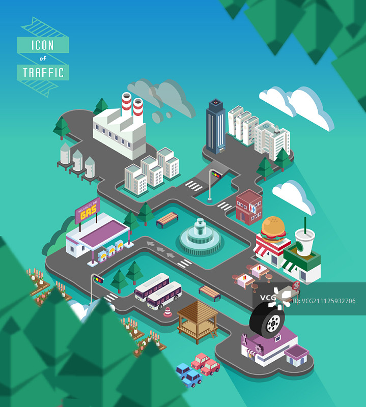 扁平风格图标图片素材