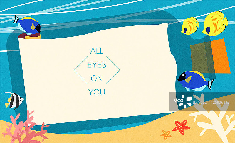 水下鱼群玻璃瓶图片素材