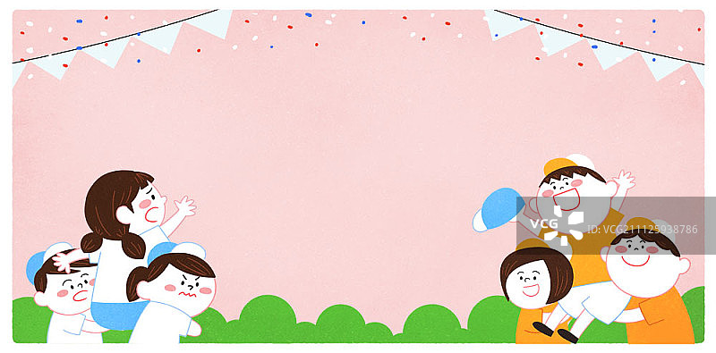 学校运动会插画图片素材