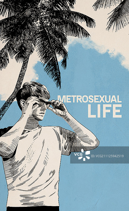 都市男人的生活图片素材